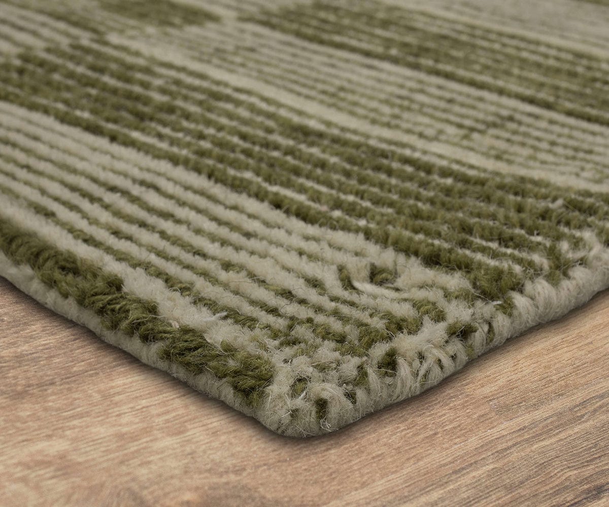 Tapis Karastan à Rayures Cassées - Mousse
