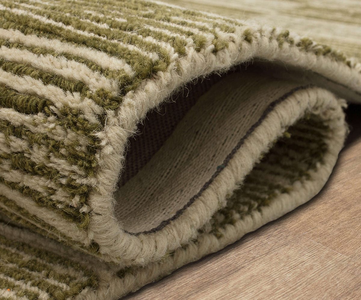 Tapis Karastan à Rayures Cassées - Mousse