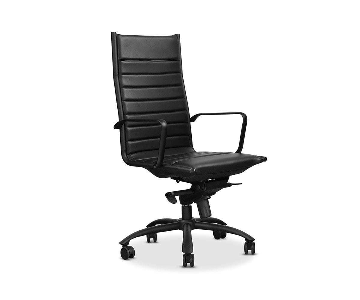Chaise de bureau à dossier haut Laatu