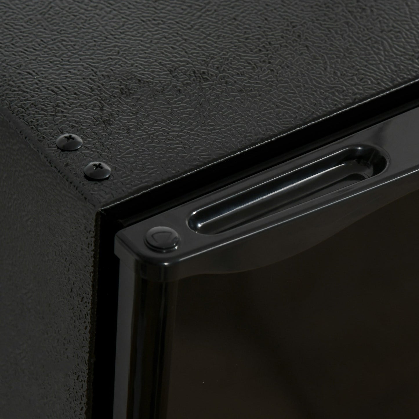 Mini-réfrigérateur HOMCOM de 3,2 pi³ avec congélateur, réfrigérateur compact à une porte avec thermostat réglable pour chambre à coucher