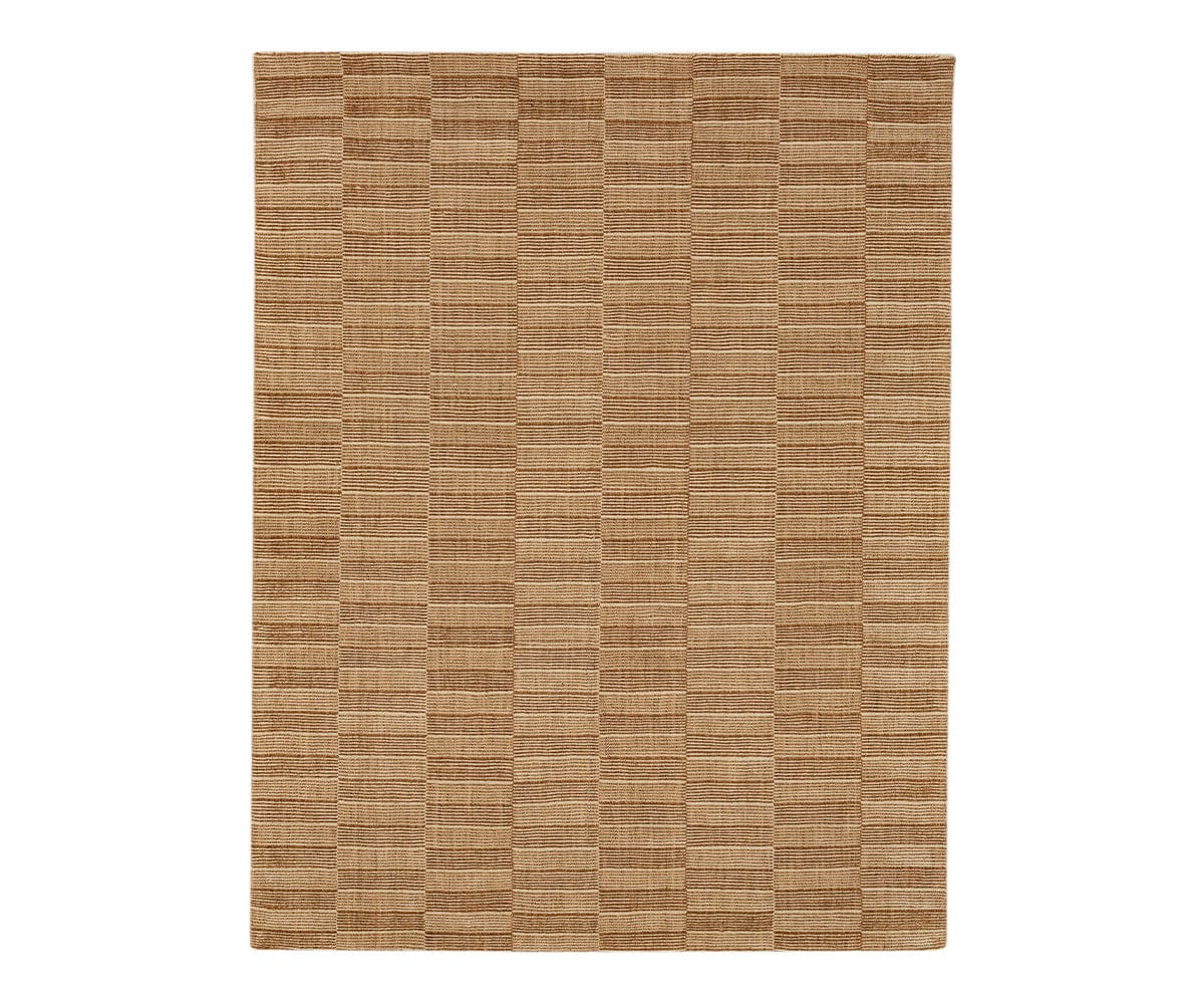 Tapis Karastan à Rayures Cassées - Sienne