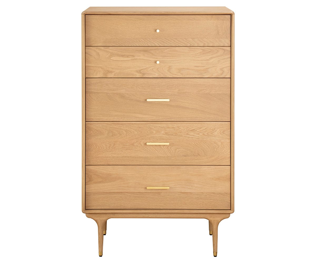 Commode haute Hendrick II - Chêne blanc