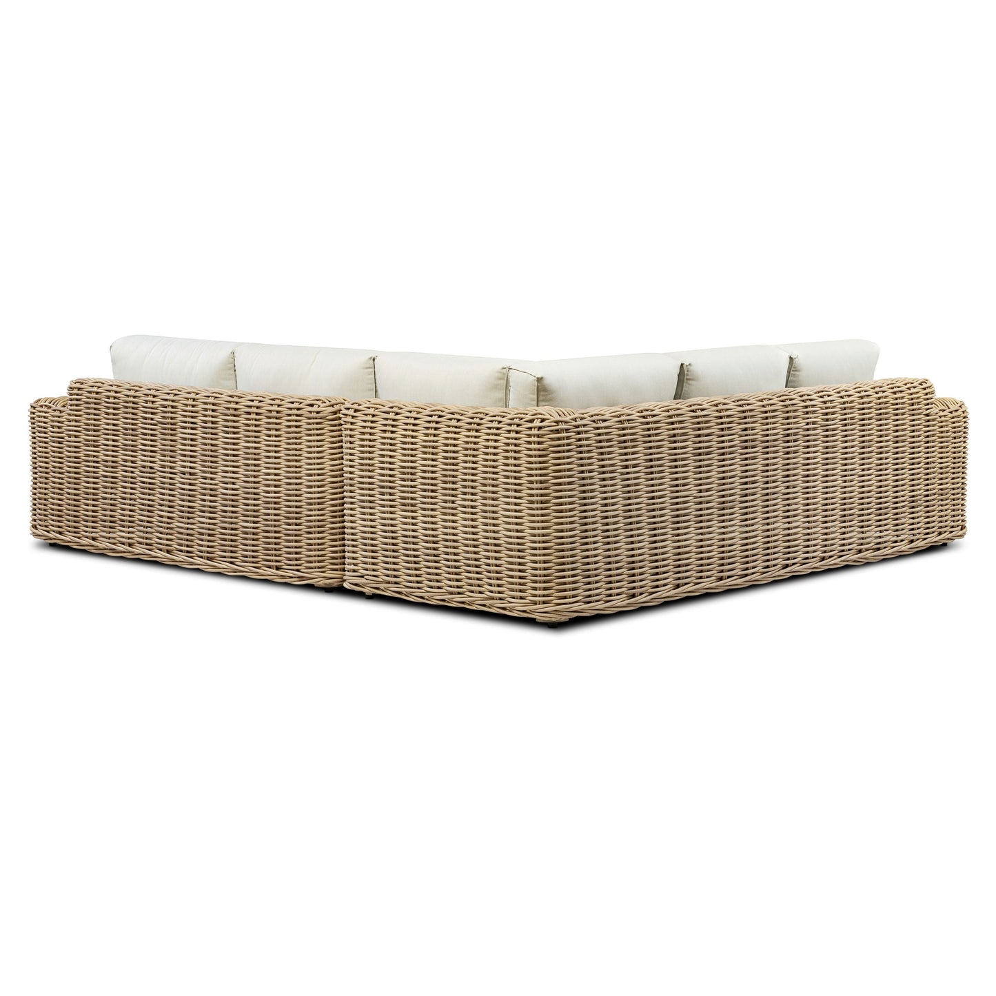 Ensemble de salon d'angle d'extérieur/terrasse Poly & Bark Puglia avec table basse