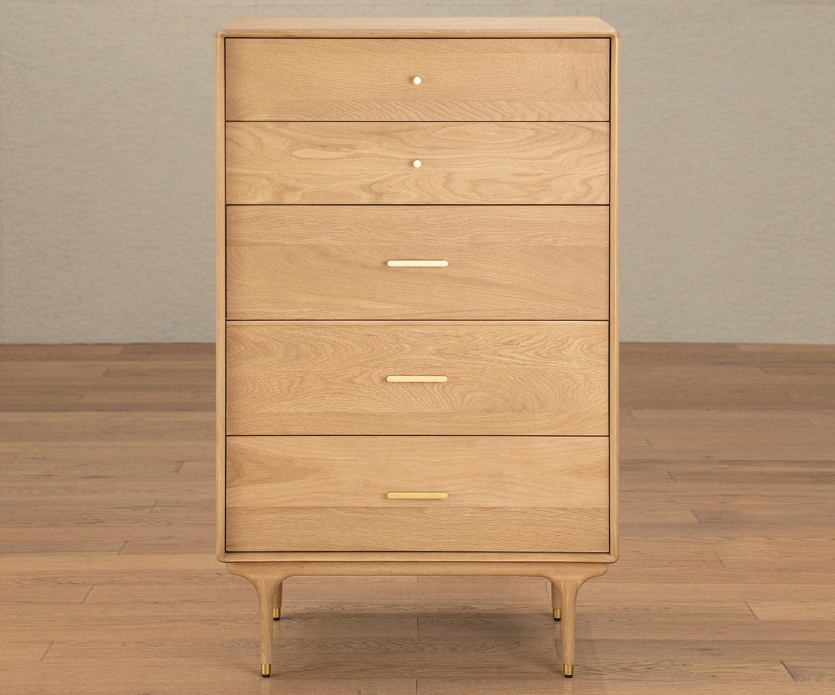 Commode haute Hendrick II - Chêne blanc