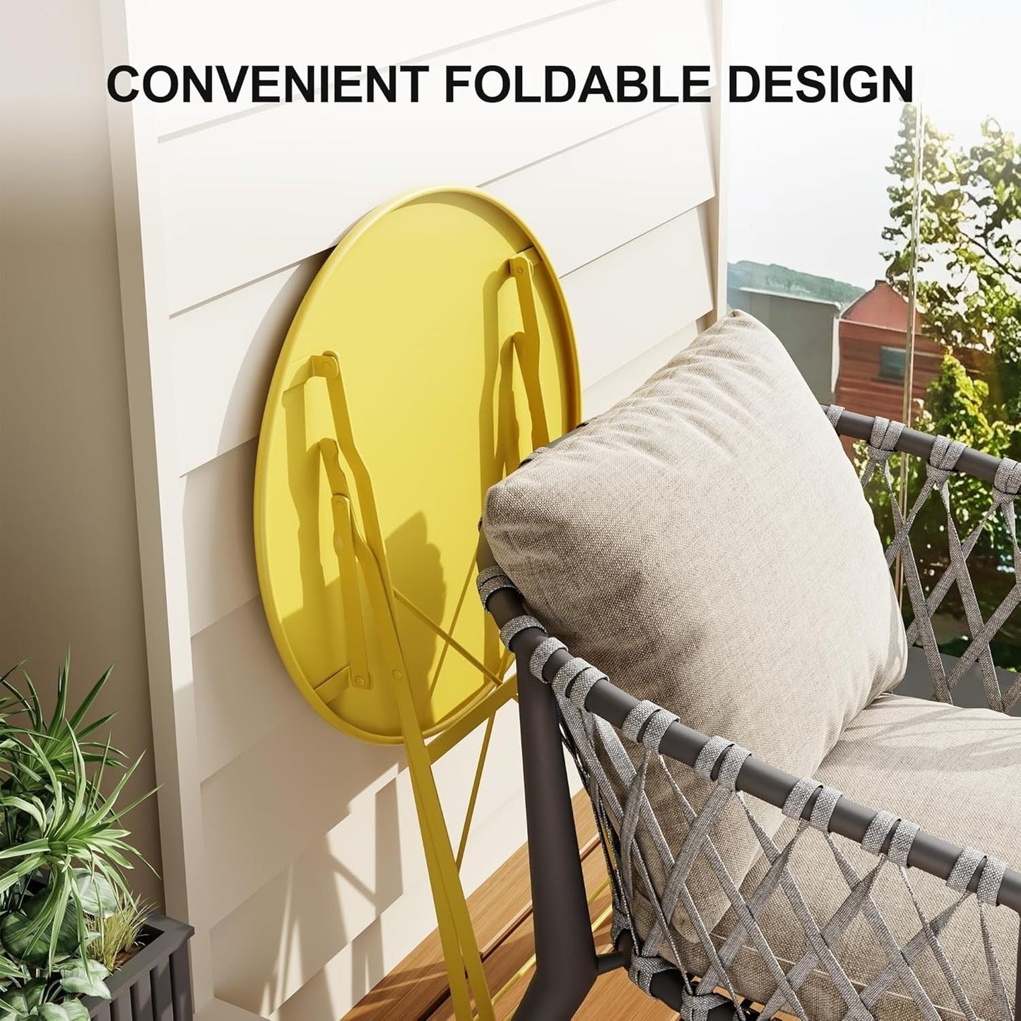 Ensembles de bistrot de patio 3 pièces