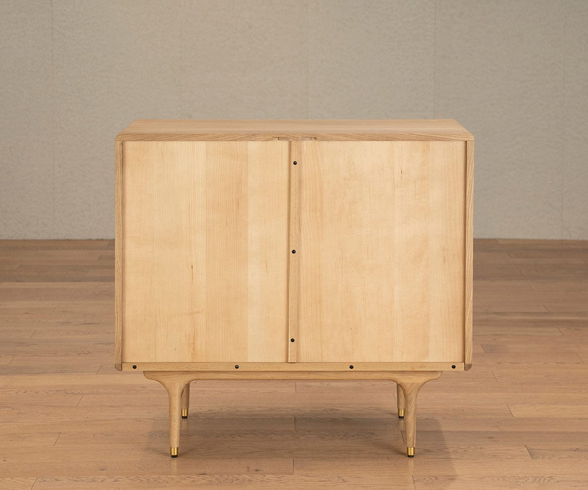 Armoire basse Hendrick II - Chêne blanc