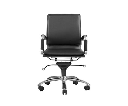 Chaise de bureau à dossier bas Brock