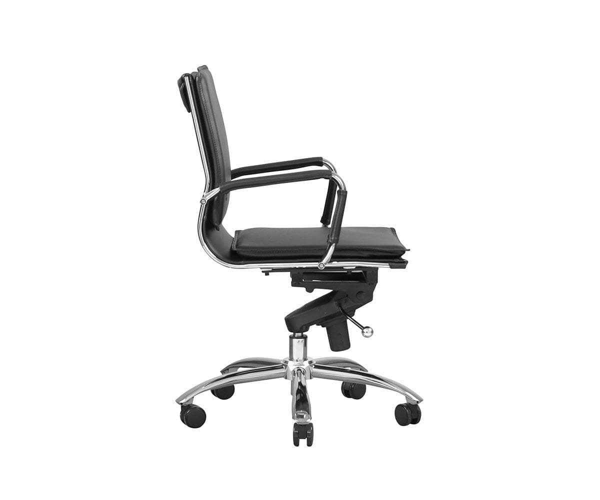 Chaise de bureau à dossier bas Brock