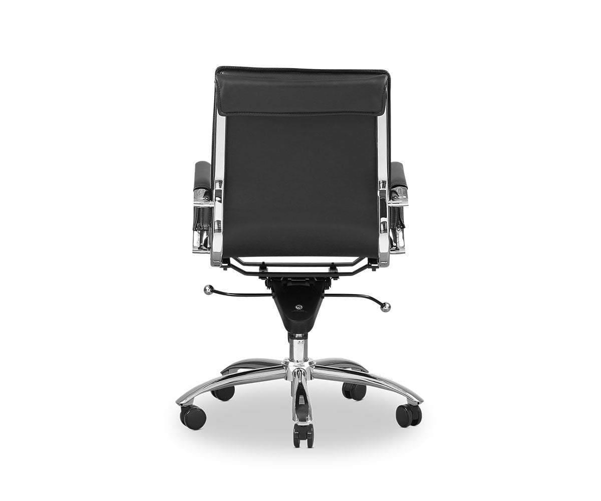 Chaise de bureau à dossier bas Brock