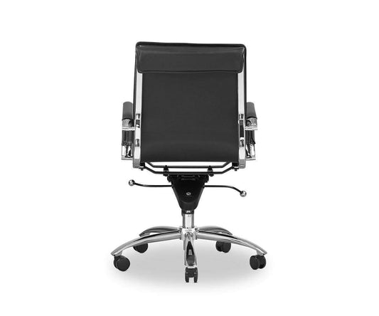 Chaise de bureau à dossier bas Brock