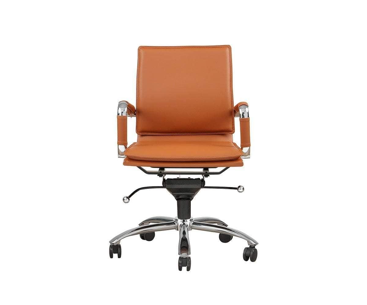 Chaise de bureau à dossier bas Brock