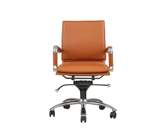 Chaise de bureau à dossier bas Brock