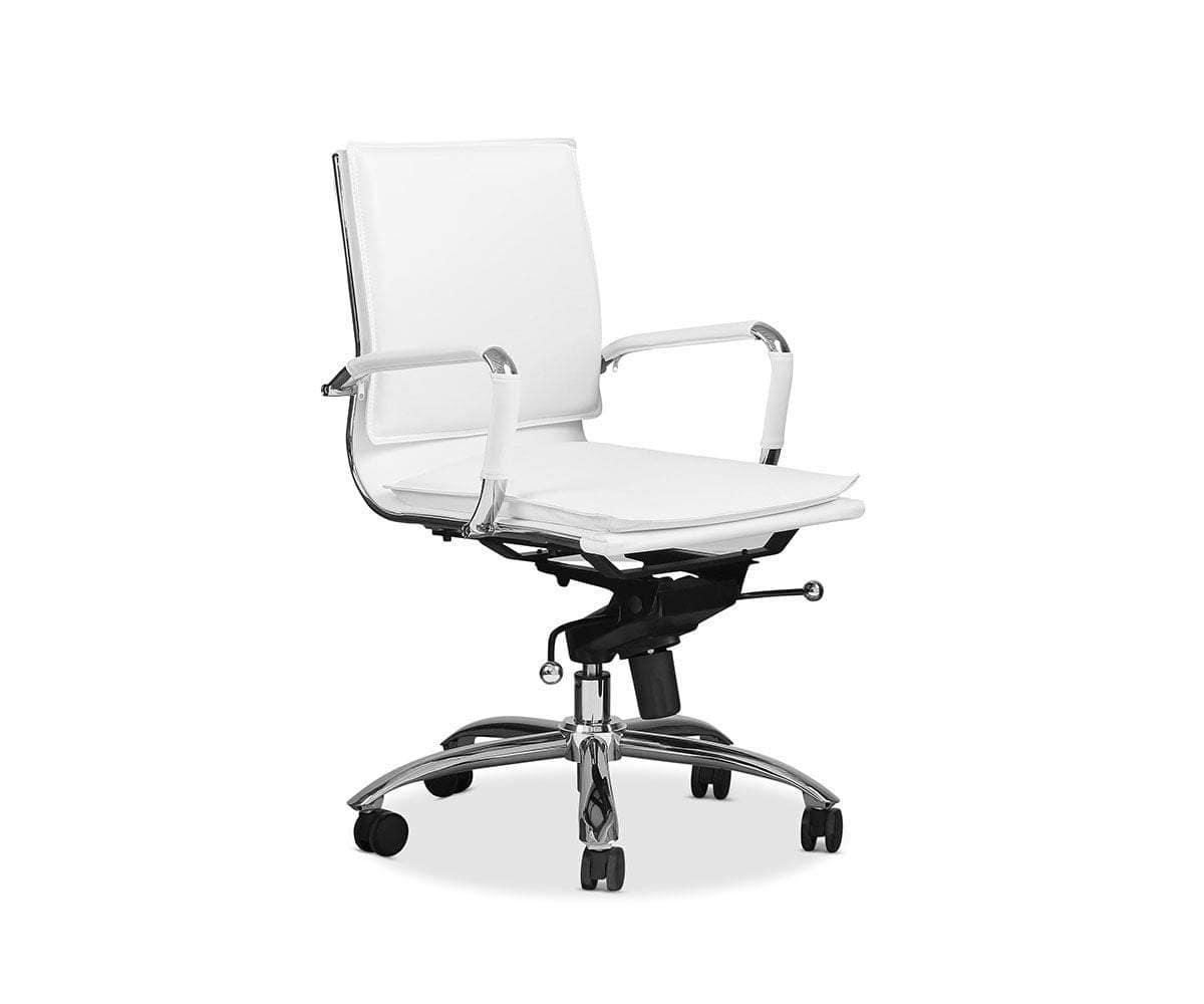 Chaise de bureau à dossier bas Brock