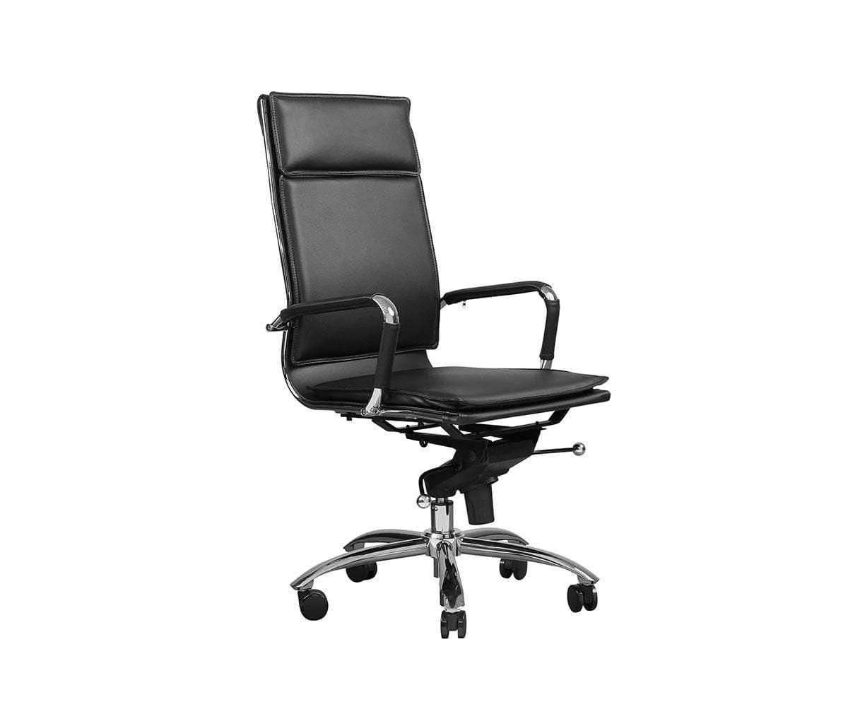 Chaise de bureau à dossier haut Brock