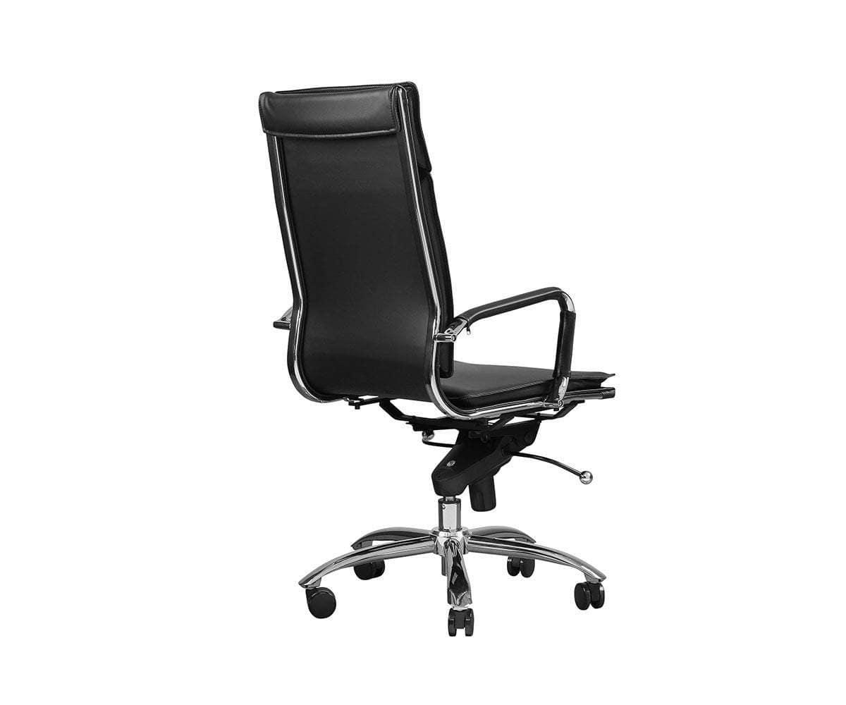 Chaise de bureau à dossier haut Brock