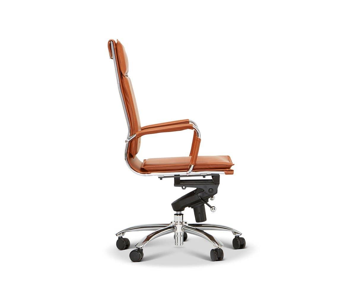 Chaise de bureau à dossier haut Brock