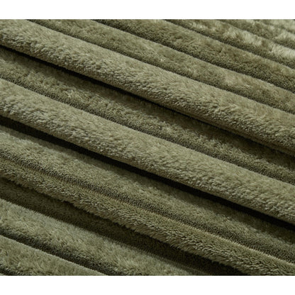 Canapé-lit Harmonia 109 W surdimensionné en velours côtelé, siège profond, double méridienne avec 4 oreillers