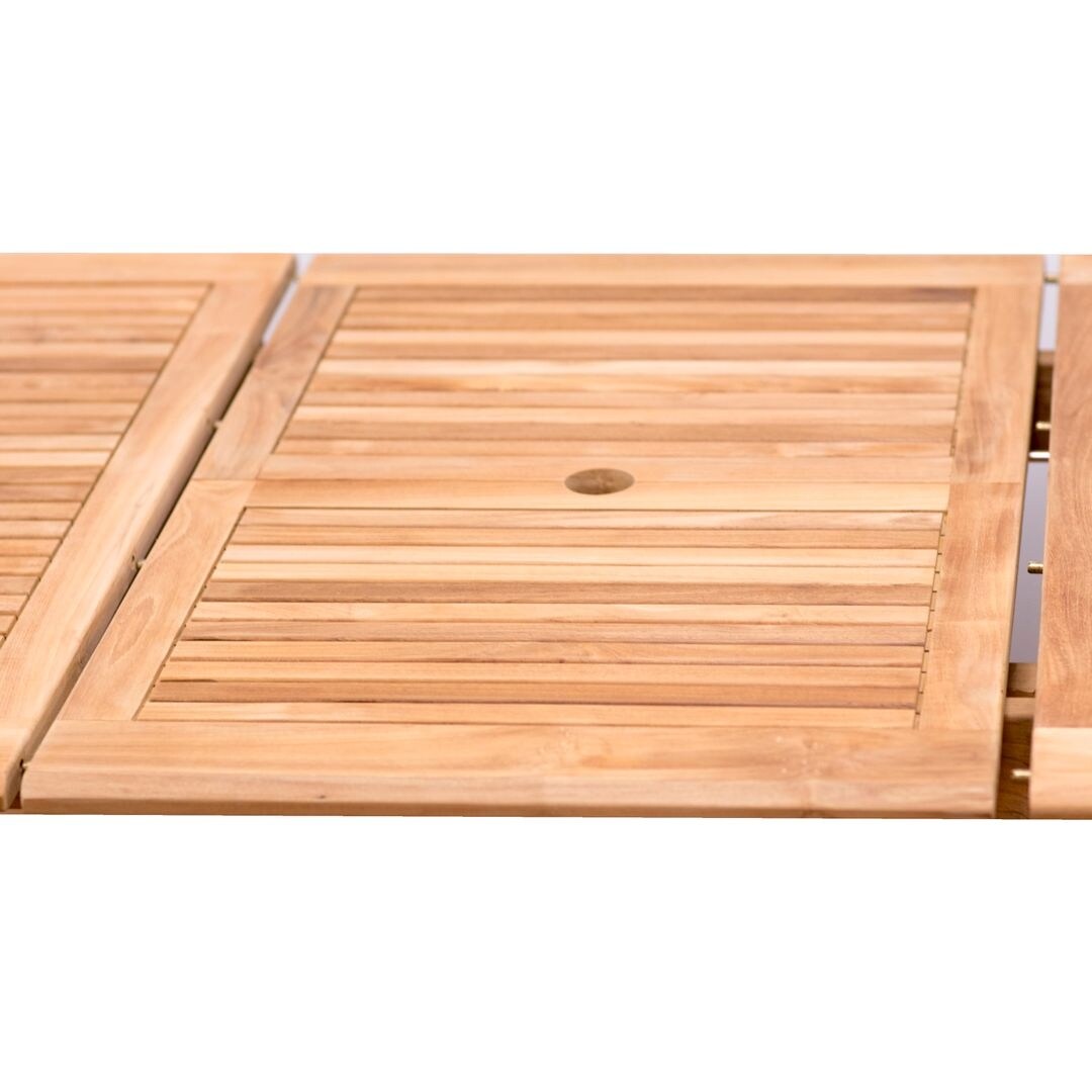 Ensemble de salle à manger d'extérieur Amazonia 11 pièces en teck certifié FSC - 10 places - 11 pièces