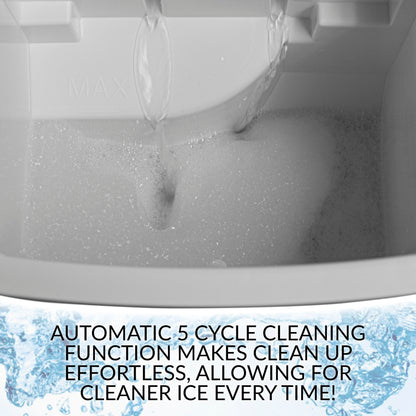 Machine à glaçons portative autonettoyante et automatique Igloo de 11,8 kg avec poignée, couleur aqua