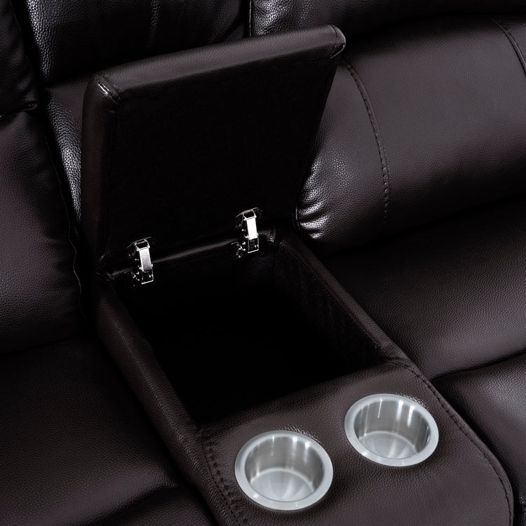 Collection de canapés inclinables manuels en cuir pour salon Meubles inclinables en cuir pour la maison, le bureau et le salon