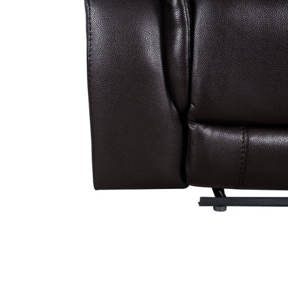 Collection de canapés inclinables manuels en cuir pour salon Meubles inclinables en cuir pour la maison, le bureau et le salon