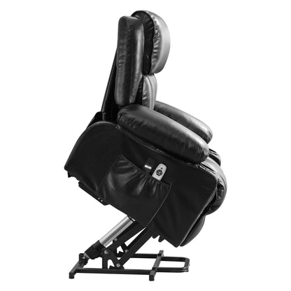 Grand fauteuil inclinable électrique avec chauffage et massage 8 points - Télécommande, port USB