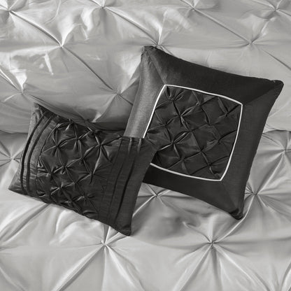 Madison Park Essentials Loretta Ensemble de 24 pièces avec rideaux et draps