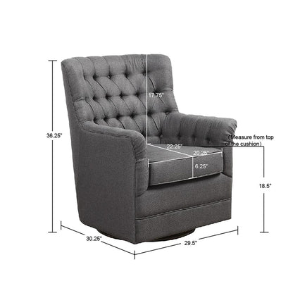 Fauteuil pivotant à 360 degrés Madison Park Rae
