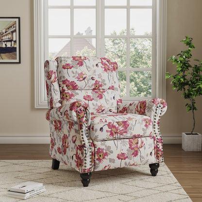 Fauteuils inclinables manuels avec garniture cloutée