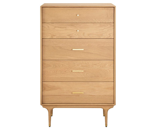 Commode haute Hendrick II - Chêne blanc