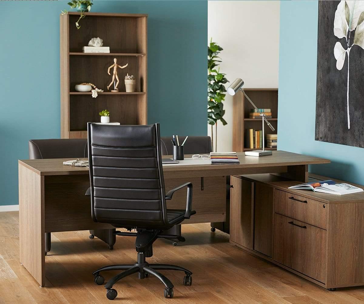 Chaise de bureau à dossier haut Laatu