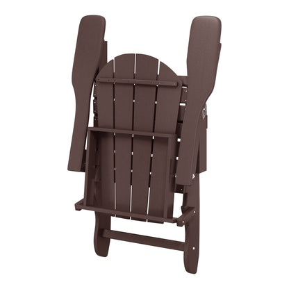 Chaises pliantes Adirondack Polytrends Laguna résistantes aux intempéries (lot de 2)