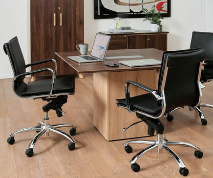 Chaise de bureau à dossier bas Brock
