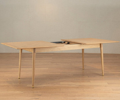 Table à manger extensible Hendrick II - Chêne blanc