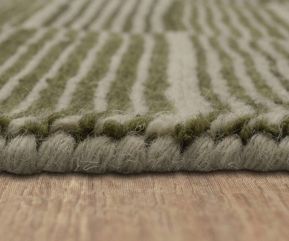 Tapis Karastan à Rayures Cassées - Mousse