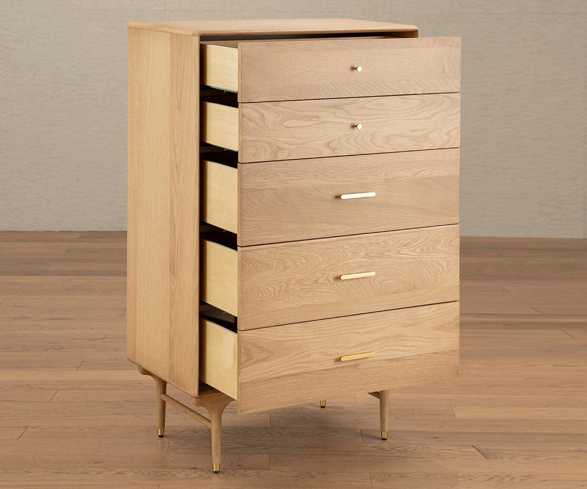Commode haute Hendrick II - Chêne blanc